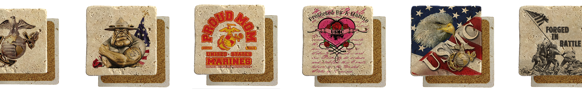 USMC Coasters